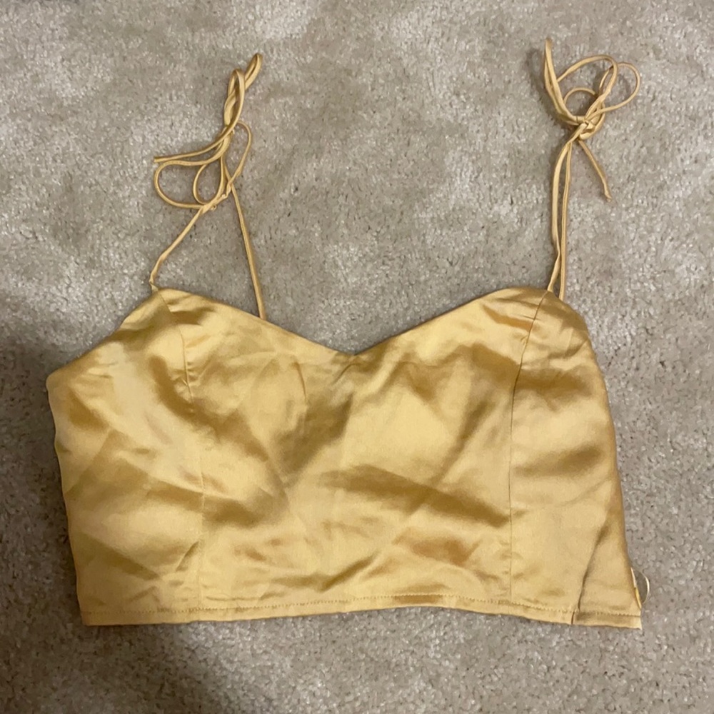 Sateen golden tank